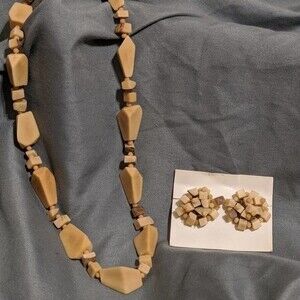 Vintage necklace and earring set